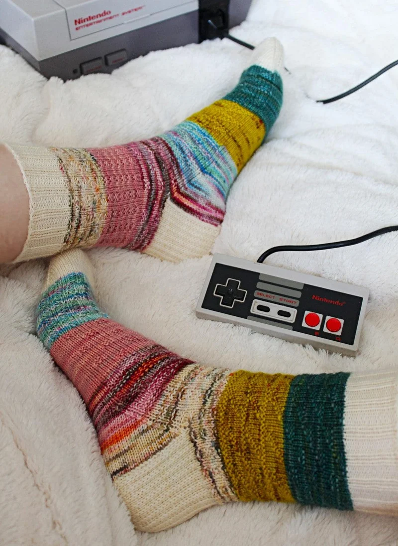 Gamer Socks - KNITTING PATTERN