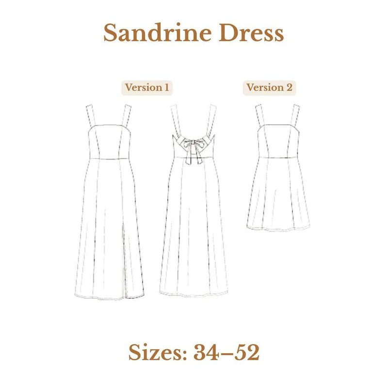 PATRON DE COUTURE PDF | Robe Sandrine | Maéli Paris | FRANÇAIS SEULEMENT