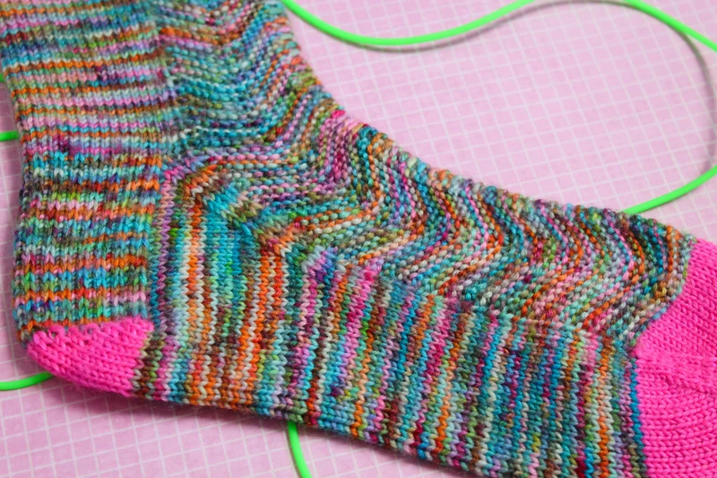 Candy Crushed Socks - KNITTING PATTERN