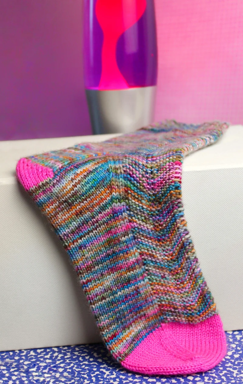 Candy Crushed Socks - KNITTING PATTERN