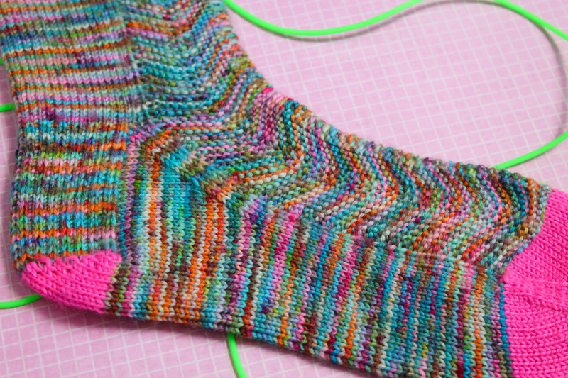 Candy Crushed Socks - KNITTING KIT