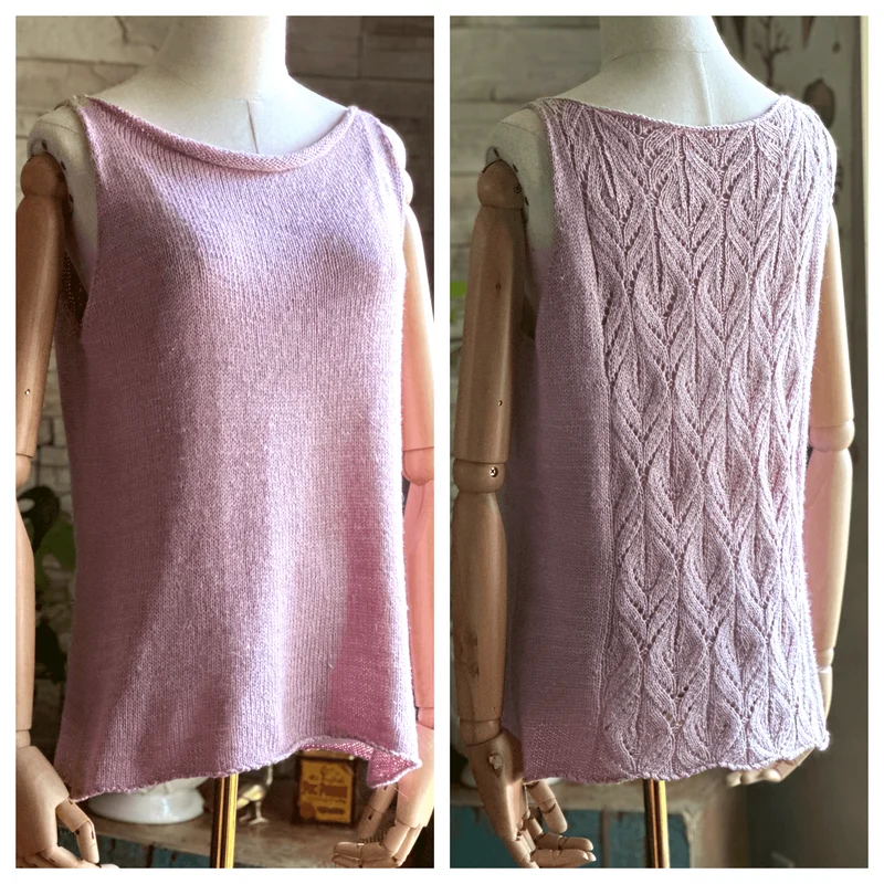 Mermaid tank top - Knitting pattern
