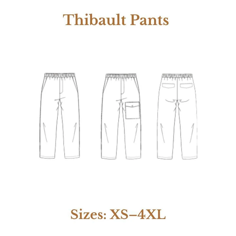 PATRON DE COUTURE PDF | Pantalon Thibault | Maéli Paris | FRANÇAIS SEULEMENT