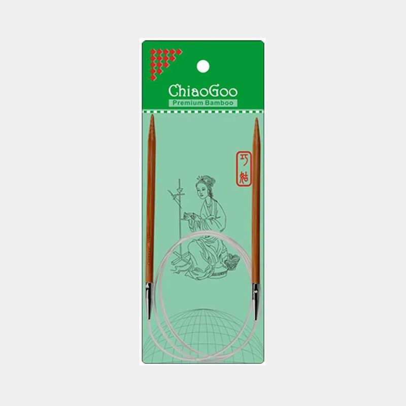 Aiguilles Circulaires Fixes Premium Bamboo 80 cm - ChiaoGoo