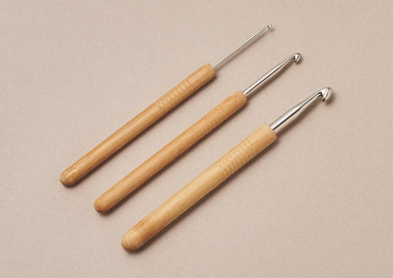 ka seeknit Jeu de crochets KOSHITSU avec embouts en aluminium
