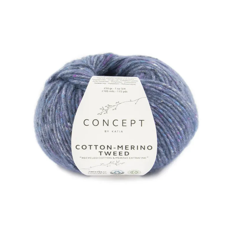 katia cotton-merino tweed