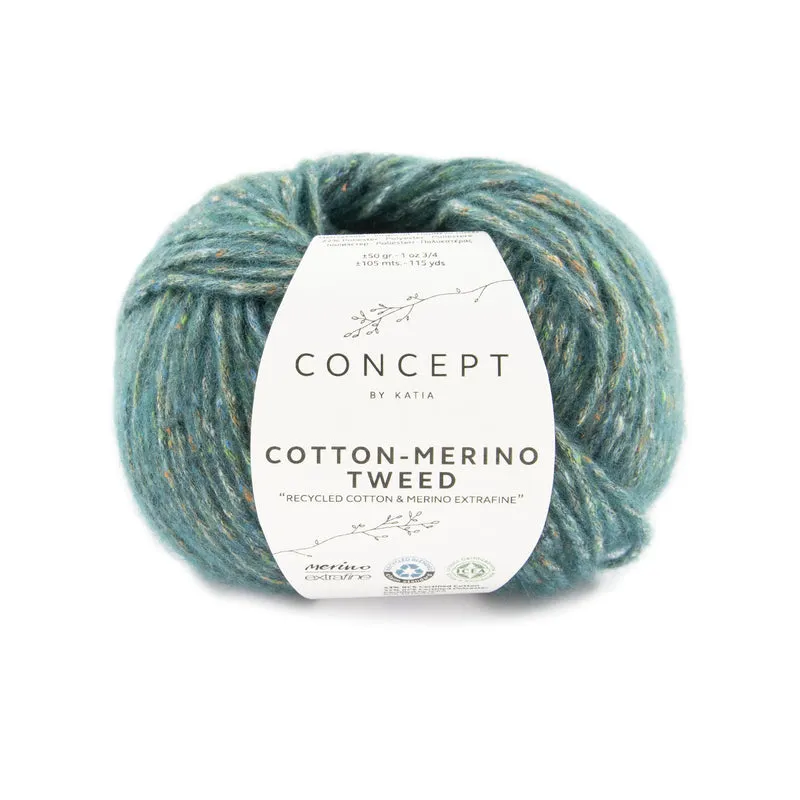 katia cotton-merino tweed