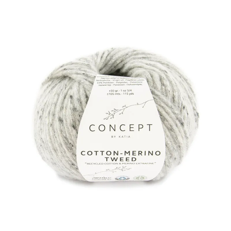 katia cotton-merino tweed