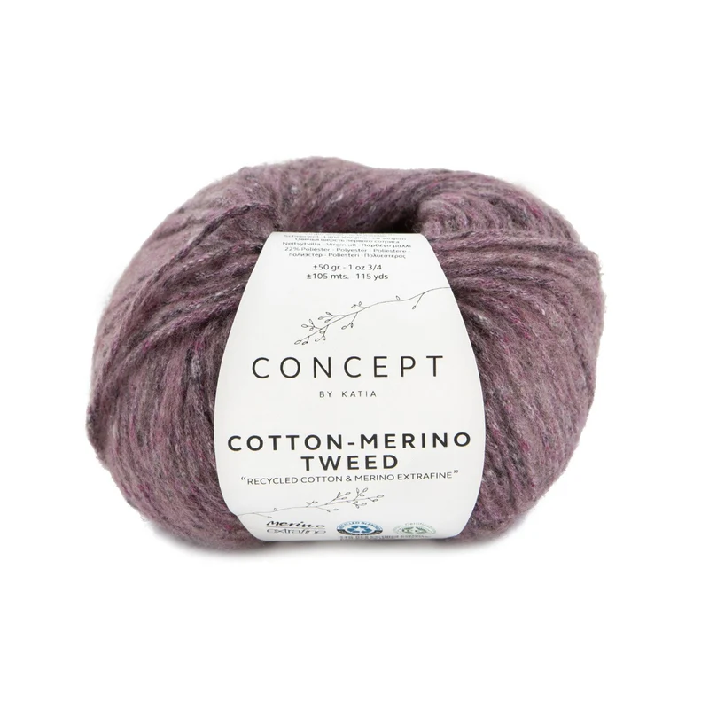 katia cotton-merino tweed