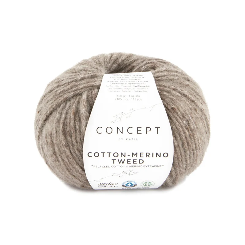 katia cotton-merino tweed