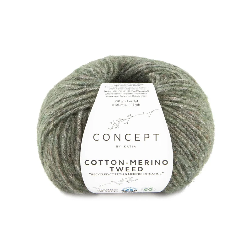 katia cotton-merino tweed