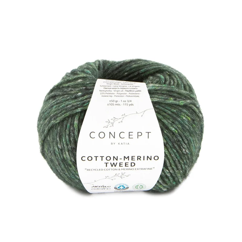 katia cotton-merino tweed