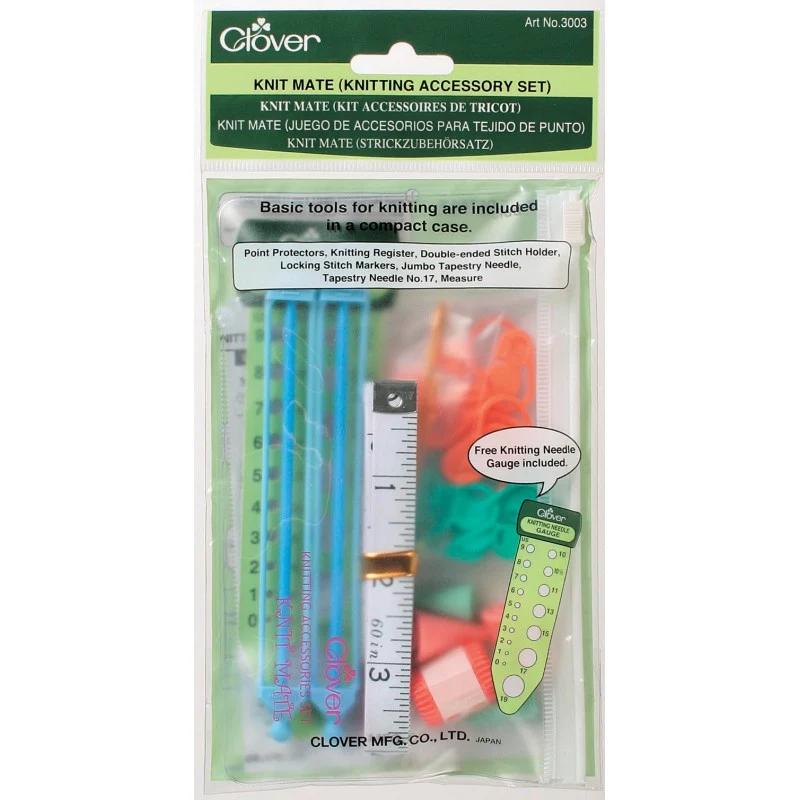clover ensemble d'accessoires tricot mate