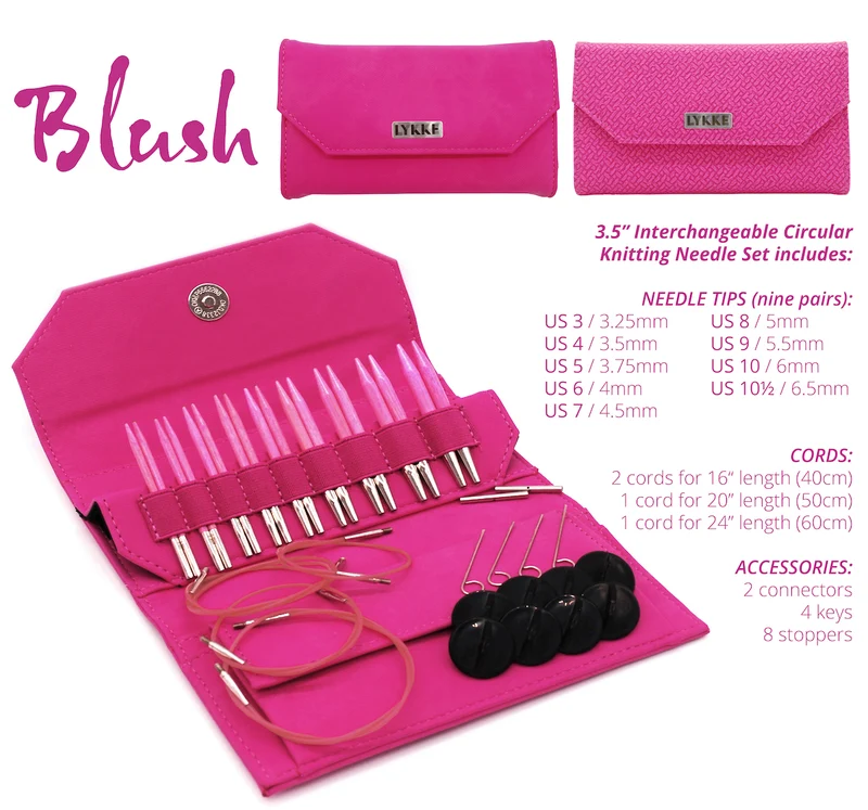 lykke ensemble 9 cm (3,5") blush, magenta, cramoisi