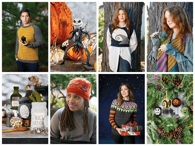 The Disney Tim Burton's Nightmare Before Christmas - KNITTING BOOK
