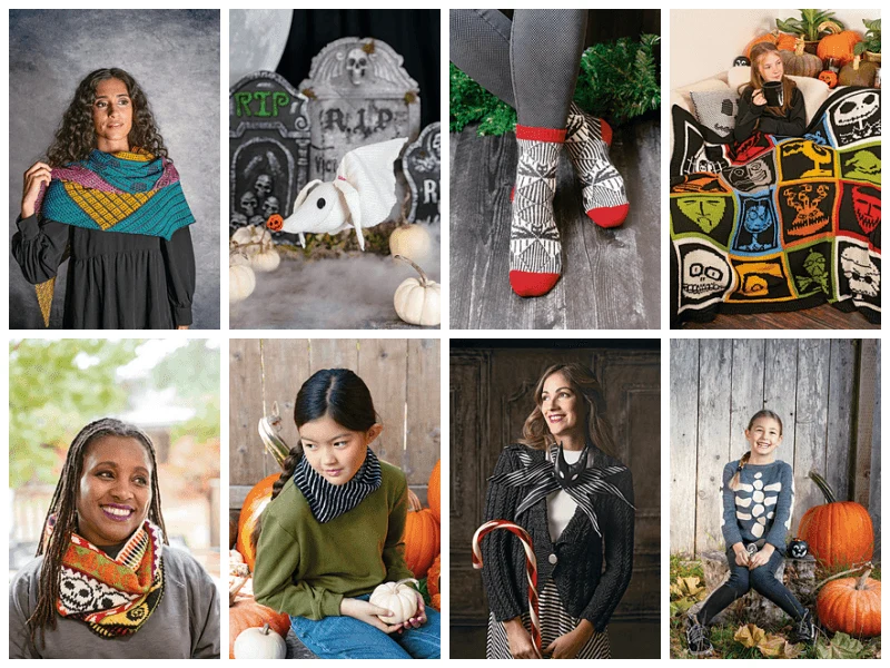 The Disney Tim Burton's Nightmare Before Christmas - KNITTING BOOK