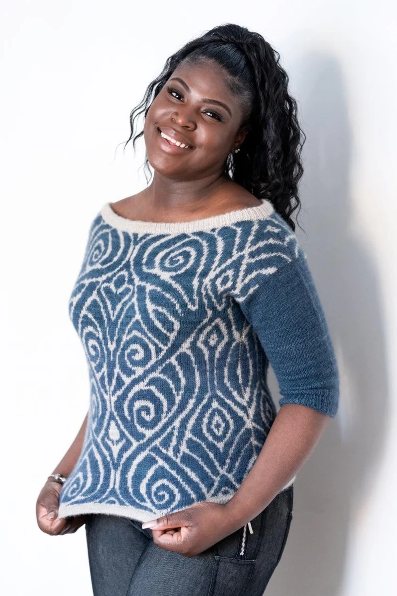 DOLCE COLORWORK pullover - KNITTING KIT