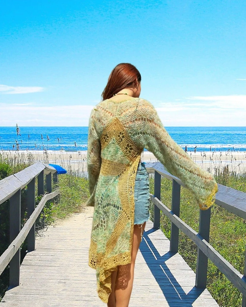 Candy Floss Cape - Crochet Pattern by Joanne Fowler