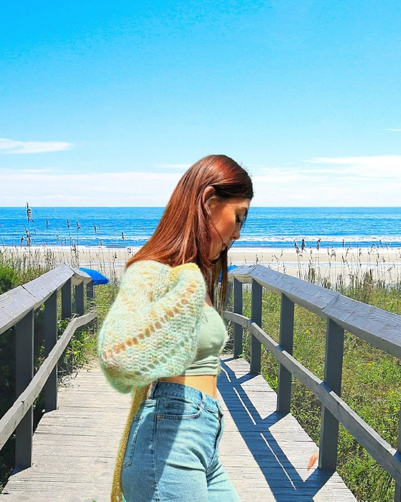 Candy Floss Cape - Crochet Pattern by Joanne Fowler