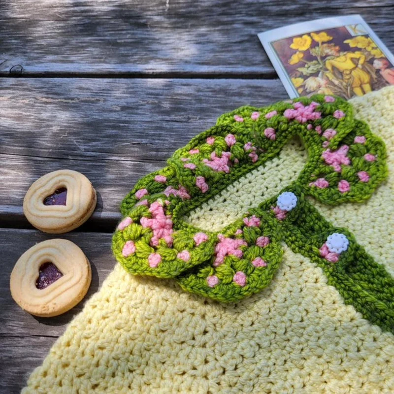 Rainbow Spring Fresh Cardigan - CROCHET PATTERN