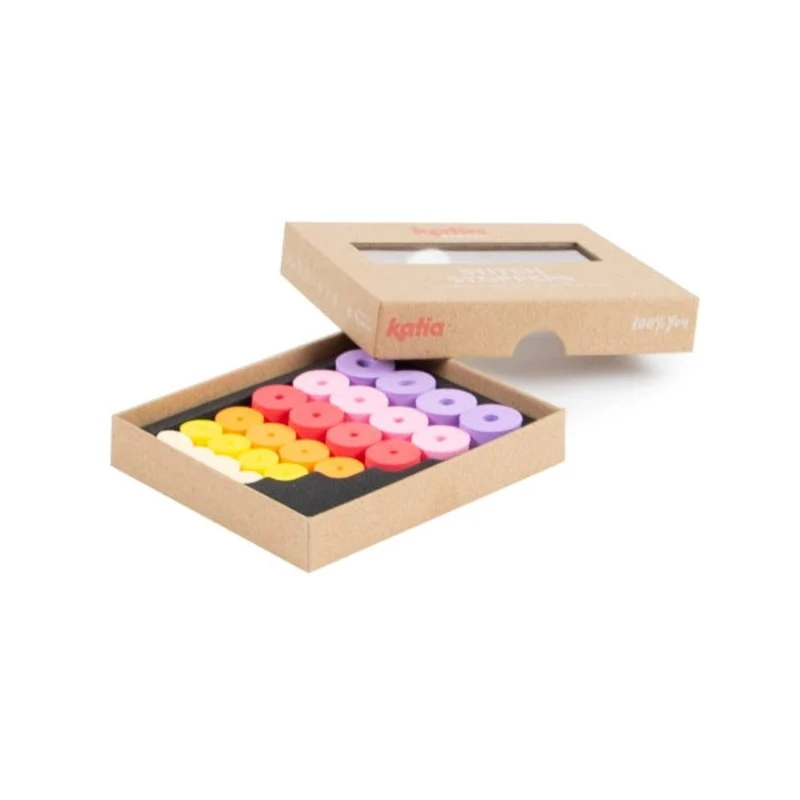 KATIA 24 KNITTING NEEDLE STOPPERS