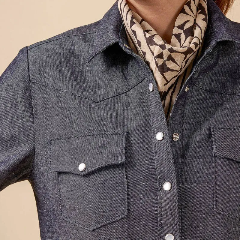 PATRON DE COUTURE PDF | Chemise Western Cornelius | Closet Core | BILINGUE (FR / EN) | UNISEXE