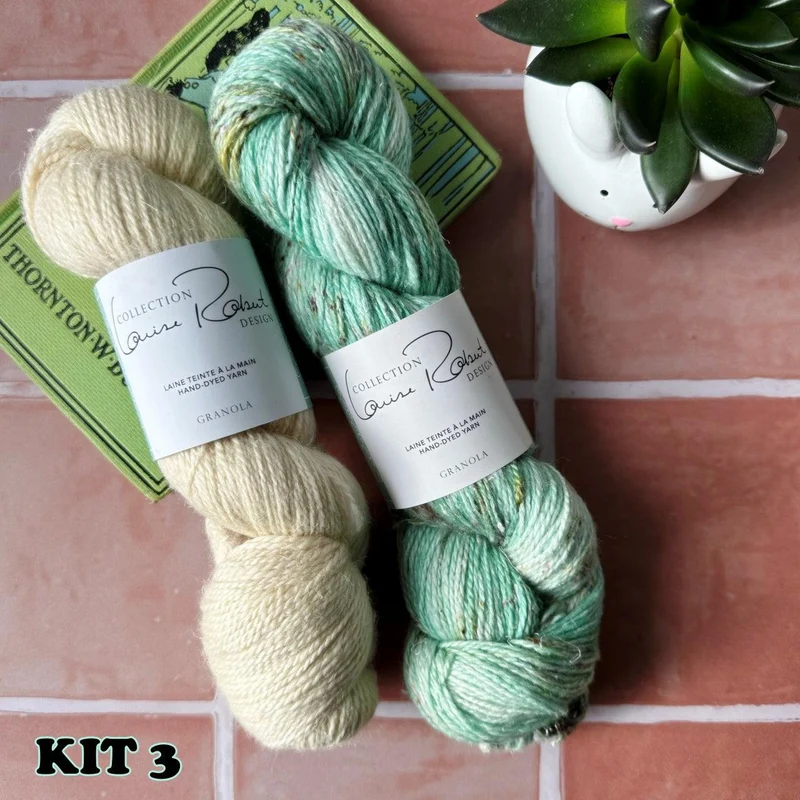 Striped Onesie - KNITTING KIT