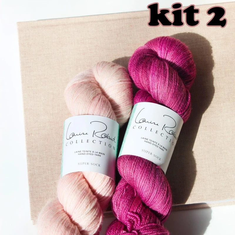 Camellia in a Teacup Knitting Kit - NEW SUPER-SOCK VERSION