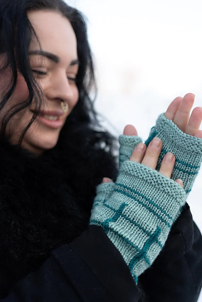 Octothorpe Mittens - KNITTING KIT