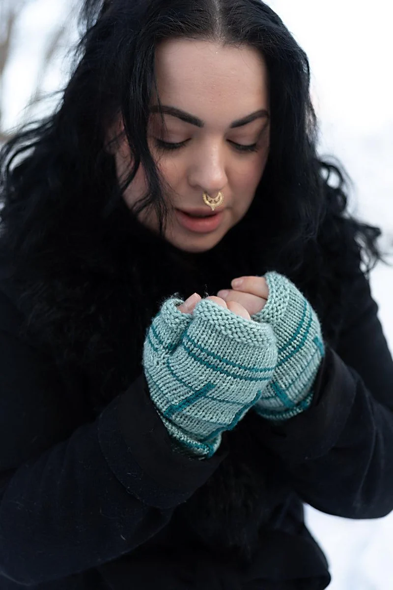 Octothorpe Mittens - KNITTING KIT