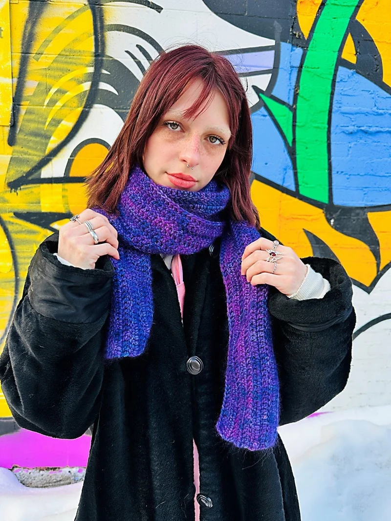 Simplicité Scarf - KIT TO CROCHET