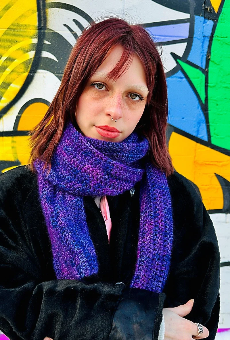 Simplicité Scarf - KIT TO CROCHET