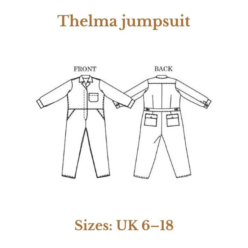 PATRON DE COUTURE PDF | Combinaison Thelma | Merchant & Mills | UK 6–18