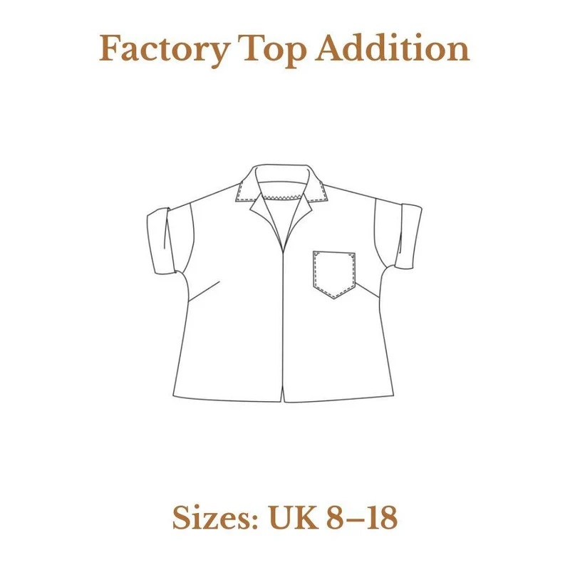 PATRON DE COUTURE PDF | Extension Factory Top | Merchant & Mills | UK 8–18