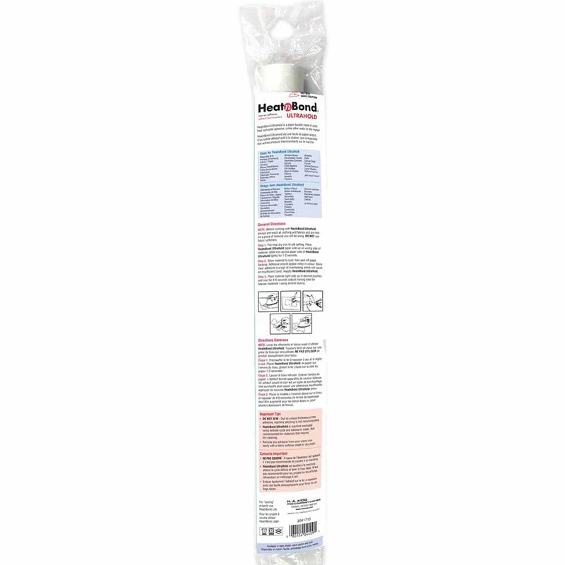 HeatnBond Ultrahold | Adhésif thermocollant sans couture | 43 cm × 3 m