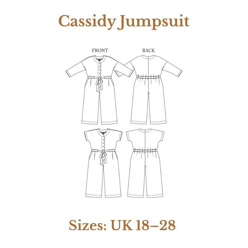 PATRON DE COUTURE PDF | Combinaison Cassidy | Merchant & Mills | UK 18–28
