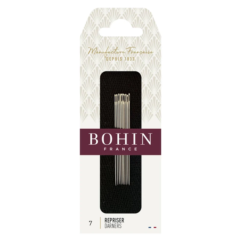 BOHIN | Aiguilles à repriser | Taille 7 | Paquet de 10