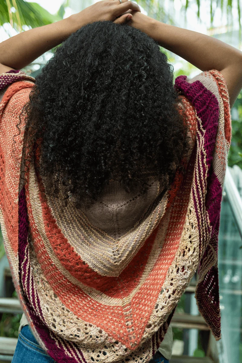 Les Ailes d'un ange shawl - KNITTING PATTERN