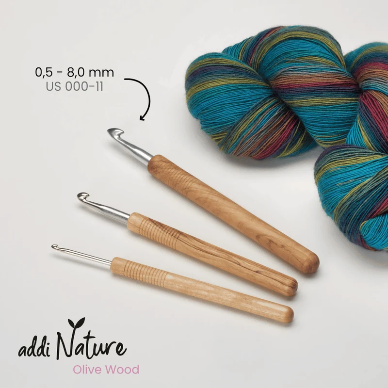 addi crochets en bois d'olivier