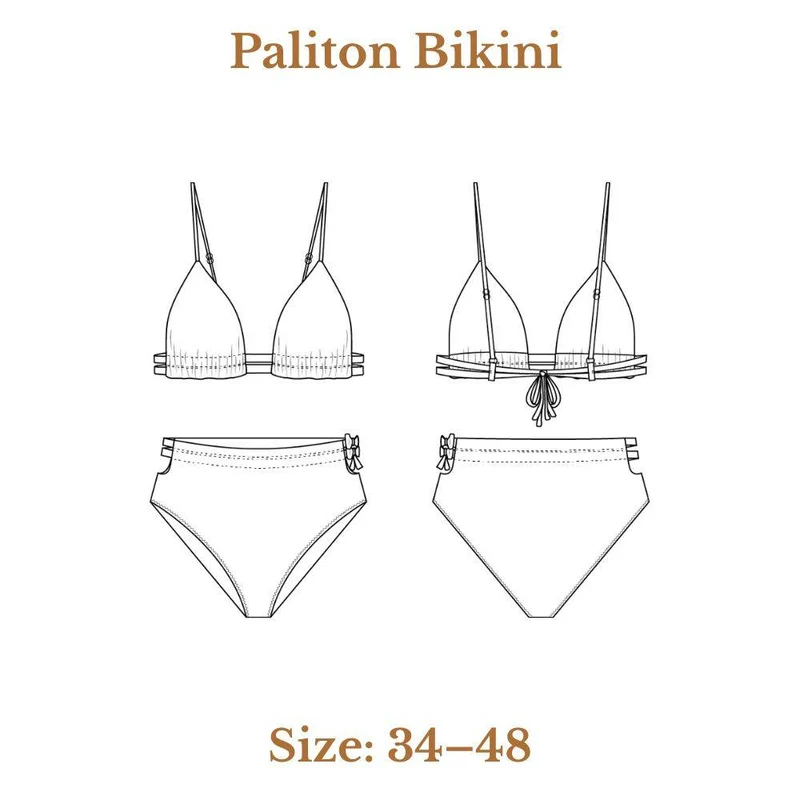 PATRON DE COUTURE PDF | Bikini Paliton | Cha'Coud | FRANÇAIS SEULEMENT