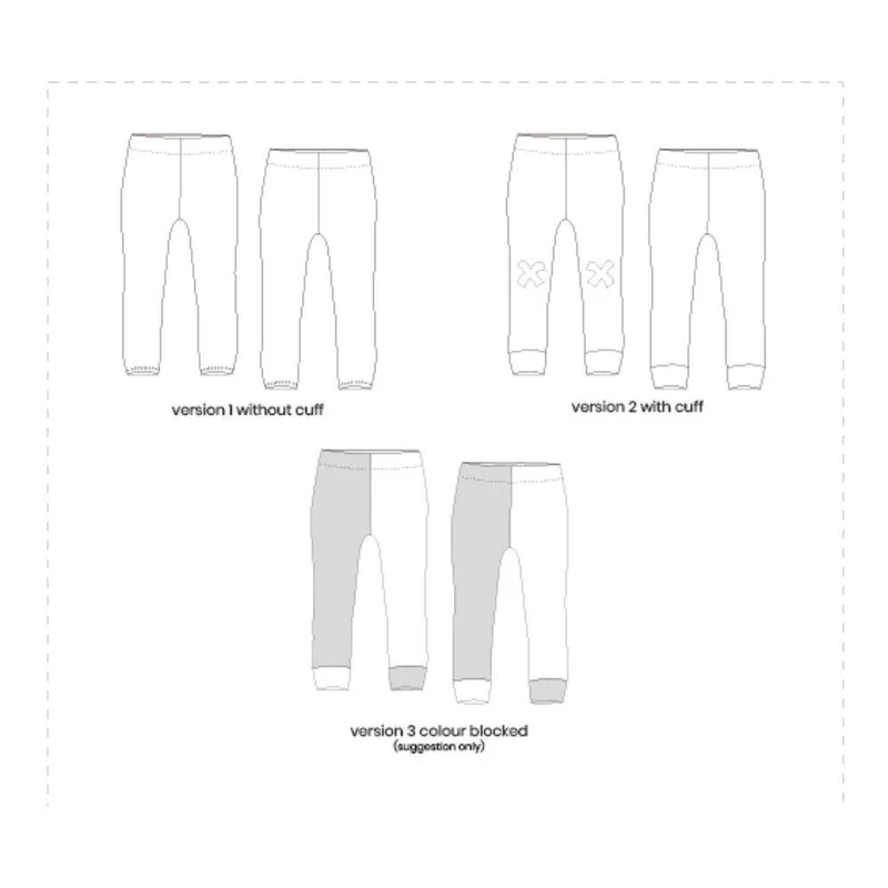 PATRON DE COUTURE PDF | Leggings Scout | Pattern Paper Scissors | UNISEXE