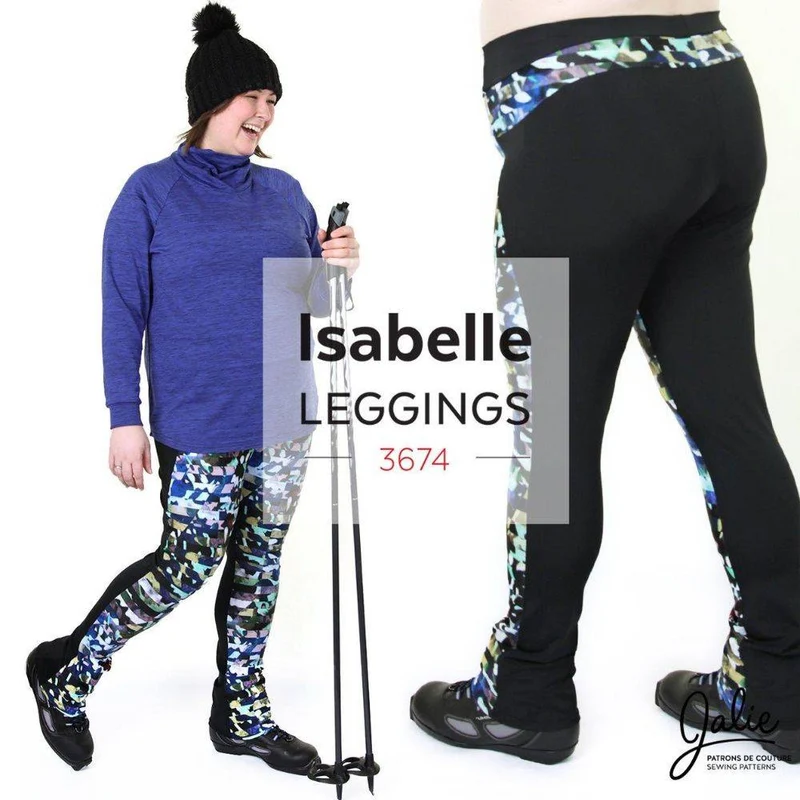 PATRON DE COUTURE PDF | Leggings et pantalons de patinage 3674 | Jalie | BILINGUE (AN/FR)
