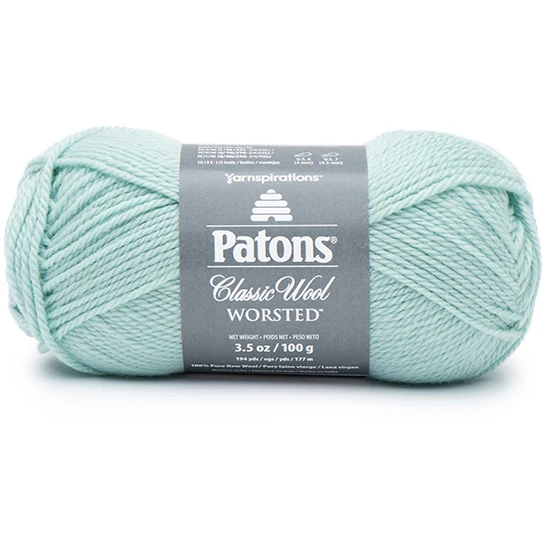 Classic wool yarn #4 - 100g - mistygreen