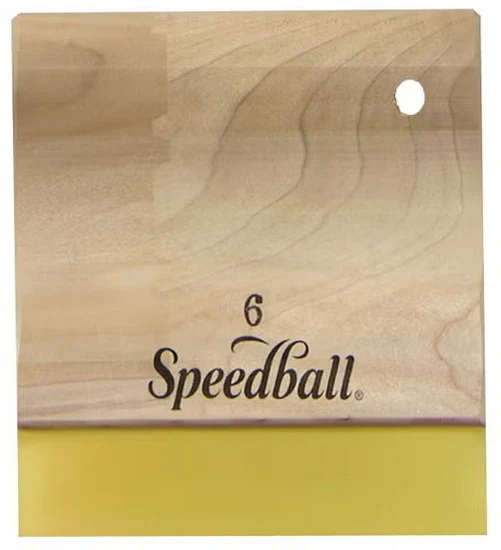 Urethane squeegee - screen printing - 6in