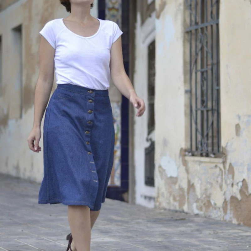 PATRON DE COUTURE PDF | Jupe Rosarí | Pauline Alice | TRILINGUE (FR/EN/ES)