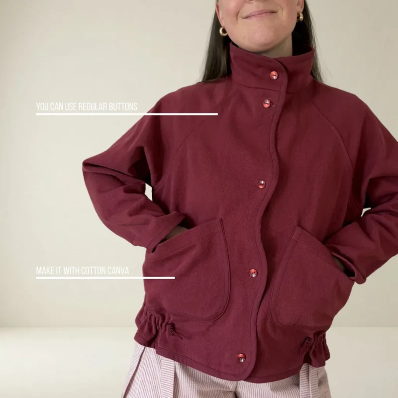 PATRON DE COUTURE PDF | Manteau JK002 | The Form Edit | BILINGUE (FR/EN)