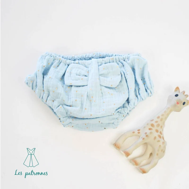 PATRON DE COUTURE PDF | Ensemble de bloomers pour bébé | Les Patronnes | BILINGUE ( FR/EN )