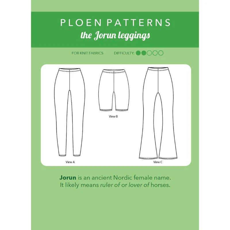 Patron de couture PDF | Pantalon Tyra | Ploen Patterns