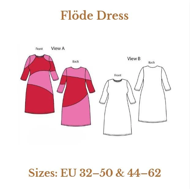 Patron de couture PDF | Robe Flöde | Ploen Patterns