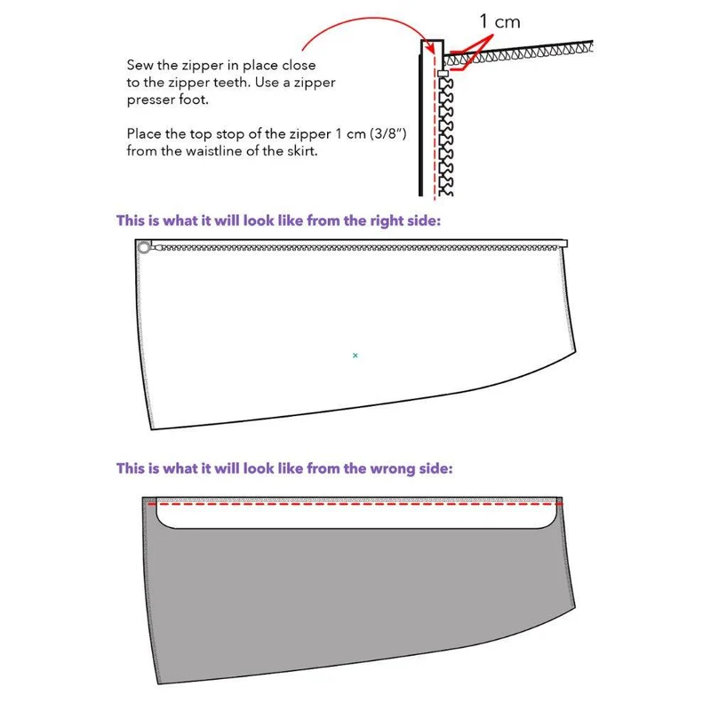 Patron de couture PDF | Jupe Silje | Ploen Patterns